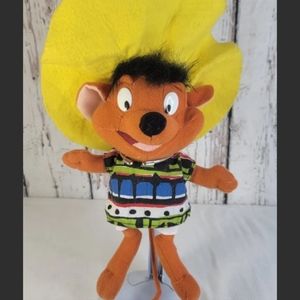 RARE Vintage 1998 WB Looney Tunes Speedy Gonzales Stuffed Plush Ace Novelty